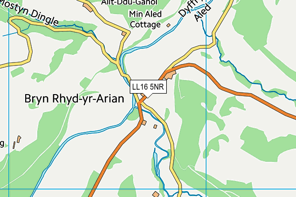 LL16 5NR map - OS VectorMap District (Ordnance Survey)