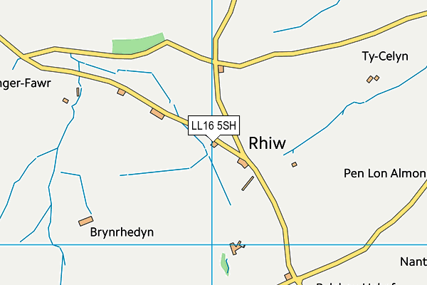 LL16 5SH map - OS VectorMap District (Ordnance Survey)