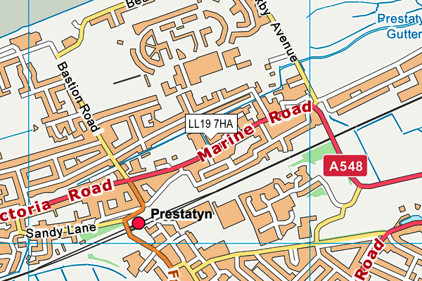 Map of DAISY CHAINS PRESTATYN LIMITED at district scale