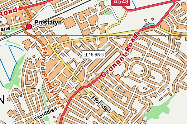 Map of PETER ROBERTS & SON FUNERAL SERVICES LTD at district scale