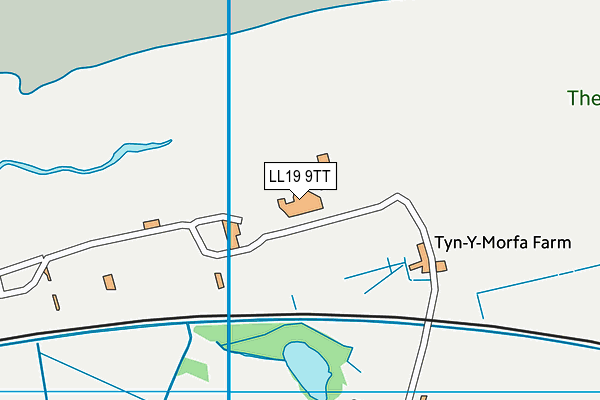 LL19 9TT map - OS VectorMap District (Ordnance Survey)