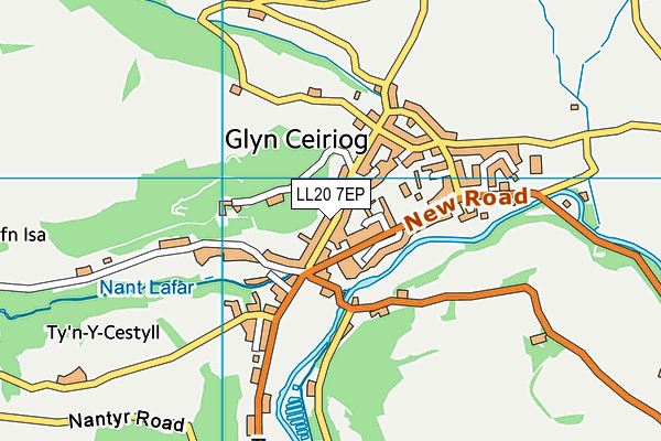 LL20 7EP map - OS VectorMap District (Ordnance Survey)