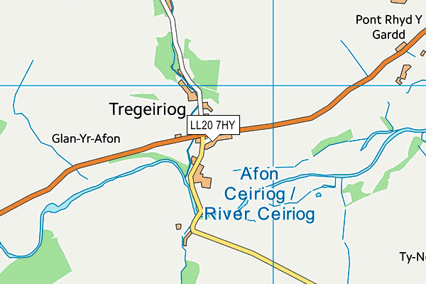 LL20 7HY map - OS VectorMap District (Ordnance Survey)