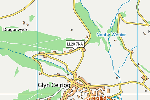 LL20 7NA map - OS VectorMap District (Ordnance Survey)