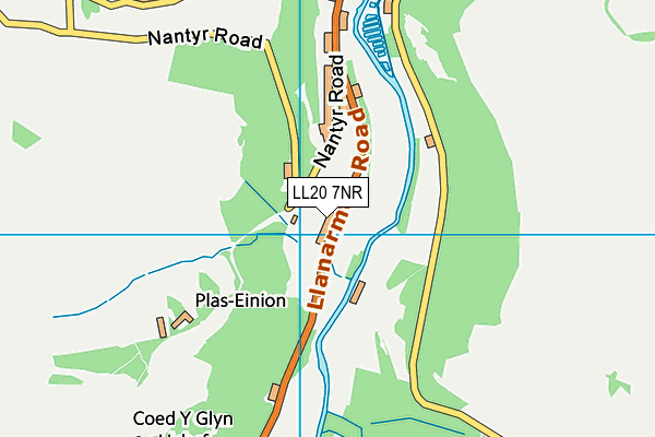 LL20 7NR map - OS VectorMap District (Ordnance Survey)