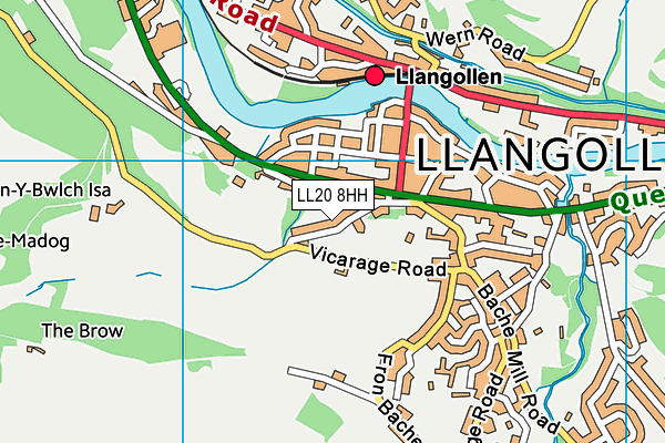 LL20 8HH map - OS VectorMap District (Ordnance Survey)