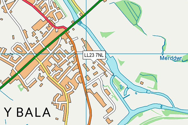 LL23 7NL map - OS VectorMap District (Ordnance Survey)