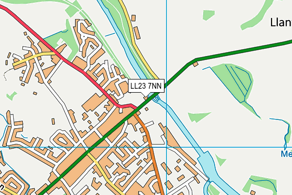 LL23 7NN map - OS VectorMap District (Ordnance Survey)