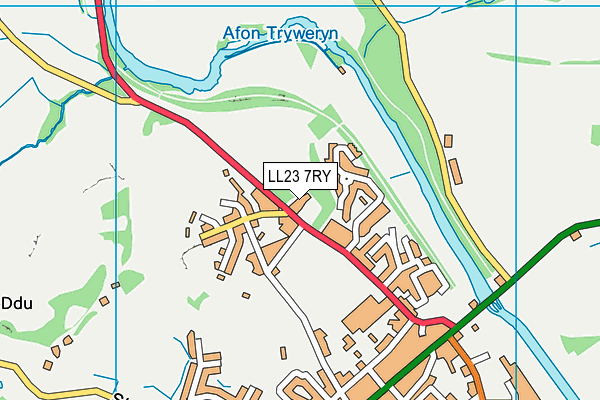 LL23 7RY map - OS VectorMap District (Ordnance Survey)