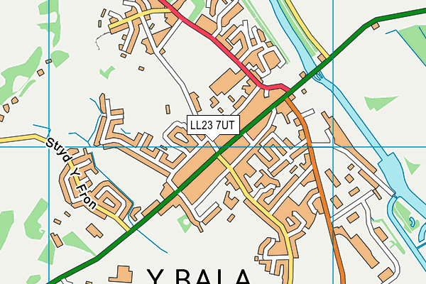 LL23 7UT map - OS VectorMap District (Ordnance Survey)