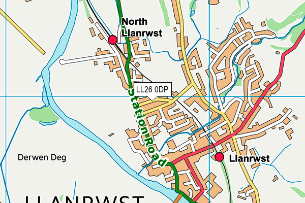 LL26 0DP map - OS VectorMap District (Ordnance Survey)