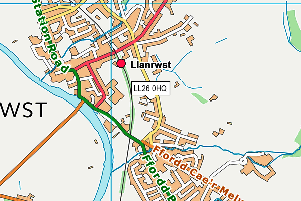 LL26 0HQ map - OS VectorMap District (Ordnance Survey)