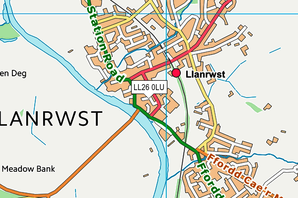 LL26 0LU map - OS VectorMap District (Ordnance Survey)
