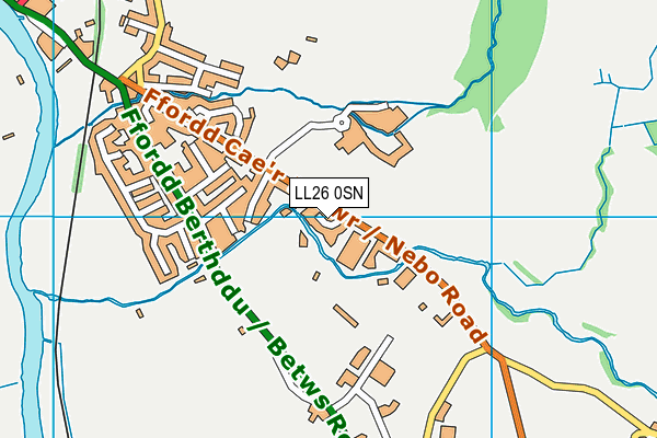 LL26 0SN map - OS VectorMap District (Ordnance Survey)