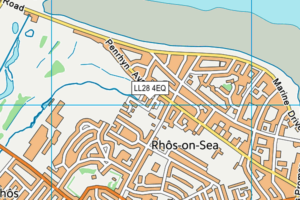 LL28 4EQ map - OS VectorMap District (Ordnance Survey)