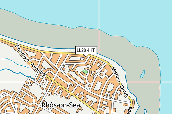 LL28 4HT map - OS VectorMap District (Ordnance Survey)