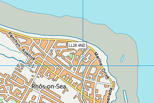 LL28 4ND map - OS VectorMap District (Ordnance Survey)