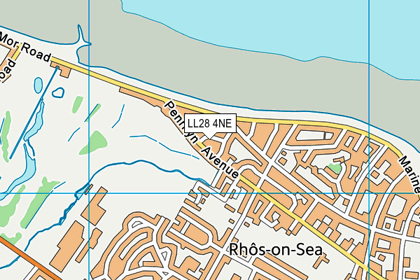 LL28 4NE map - OS VectorMap District (Ordnance Survey)