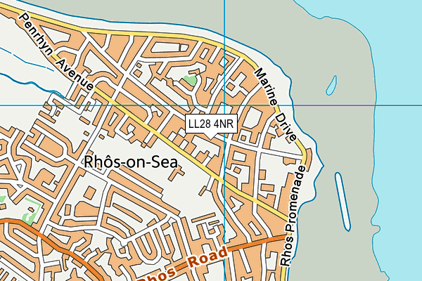 LL28 4NR map - OS VectorMap District (Ordnance Survey)