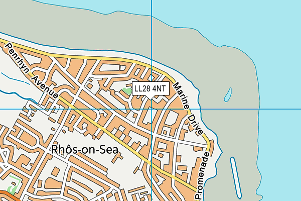 LL28 4NT map - OS VectorMap District (Ordnance Survey)