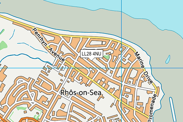 LL28 4NU map - OS VectorMap District (Ordnance Survey)