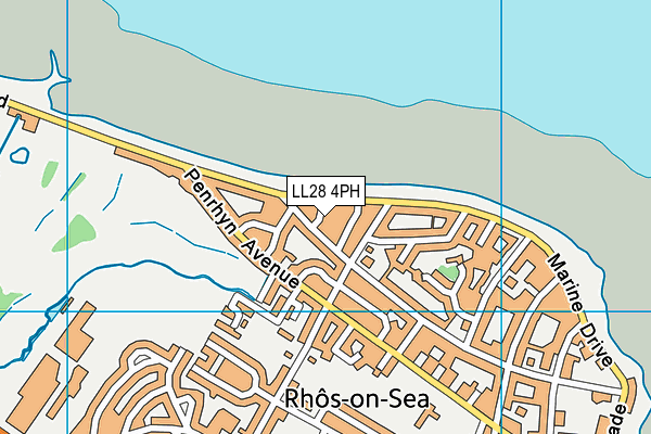 LL28 4PH map - OS VectorMap District (Ordnance Survey)