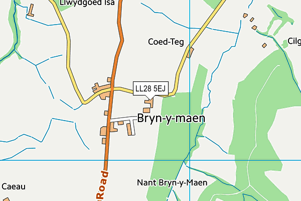 LL28 5EJ map - OS VectorMap District (Ordnance Survey)