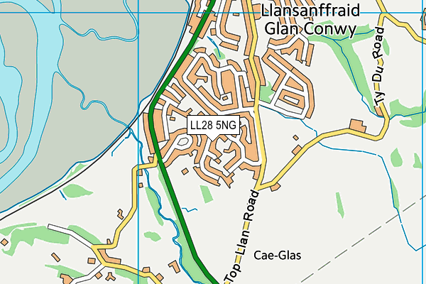 LL28 5NG map - OS VectorMap District (Ordnance Survey)