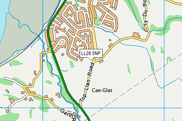 LL28 5NP map - OS VectorMap District (Ordnance Survey)