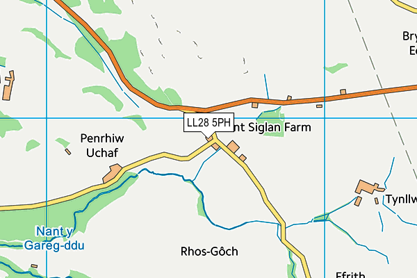 LL28 5PH map - OS VectorMap District (Ordnance Survey)