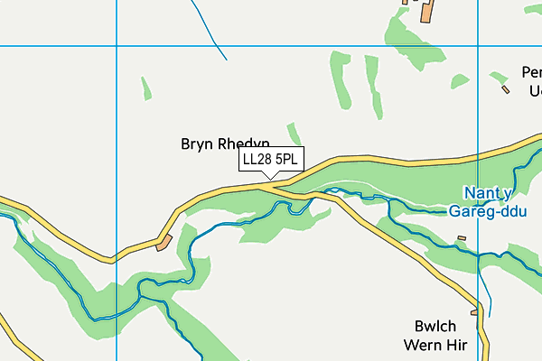 LL28 5PL map - OS VectorMap District (Ordnance Survey)