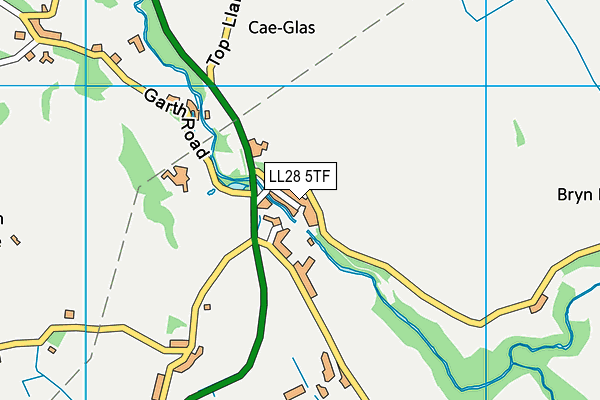 LL28 5TF map - OS VectorMap District (Ordnance Survey)