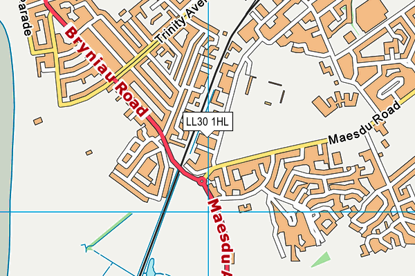 LL30 1HL map - OS VectorMap District (Ordnance Survey)