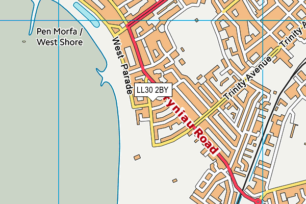 LL30 2BY map - OS VectorMap District (Ordnance Survey)