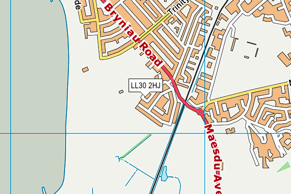 LL30 2HJ map - OS VectorMap District (Ordnance Survey)