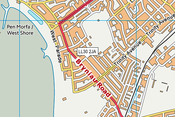 LL30 2JA map - OS VectorMap District (Ordnance Survey)