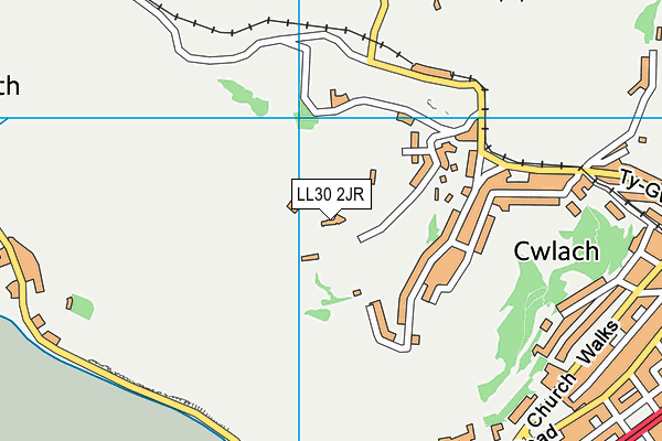 LL30 2JR map - OS VectorMap District (Ordnance Survey)