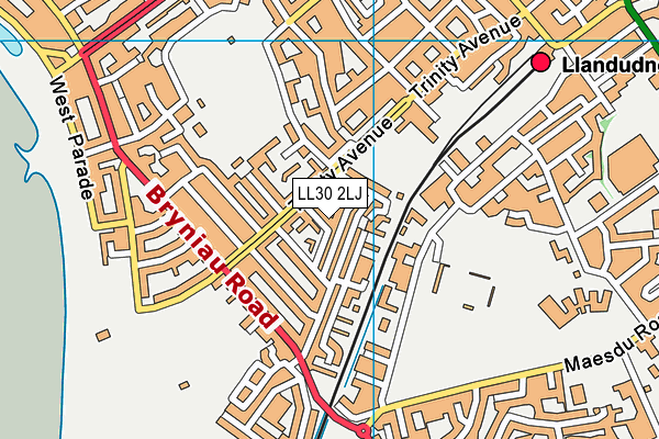 LL30 2LJ map - OS VectorMap District (Ordnance Survey)