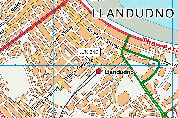 LL30 2NQ map - OS VectorMap District (Ordnance Survey)