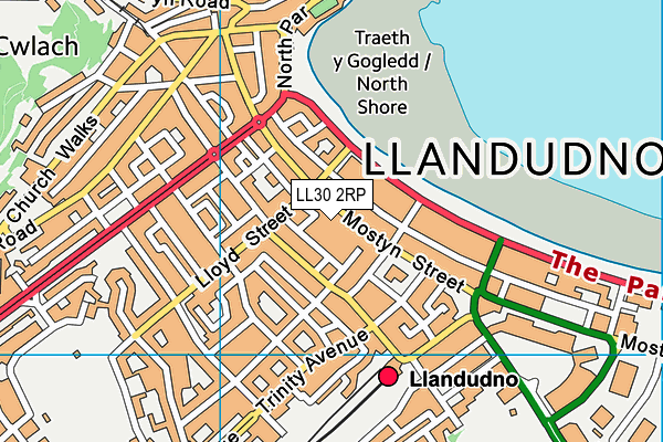 LL30 2RP map - OS VectorMap District (Ordnance Survey)