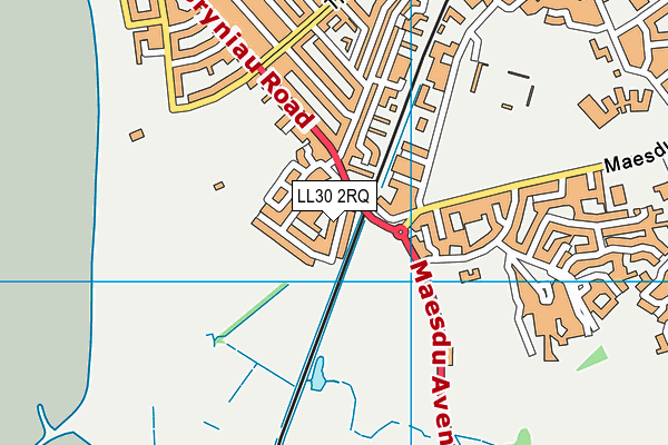 LL30 2RQ map - OS VectorMap District (Ordnance Survey)