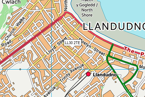 LL30 2TE map - OS VectorMap District (Ordnance Survey)