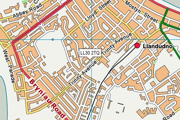 LL30 2TQ map - OS VectorMap District (Ordnance Survey)