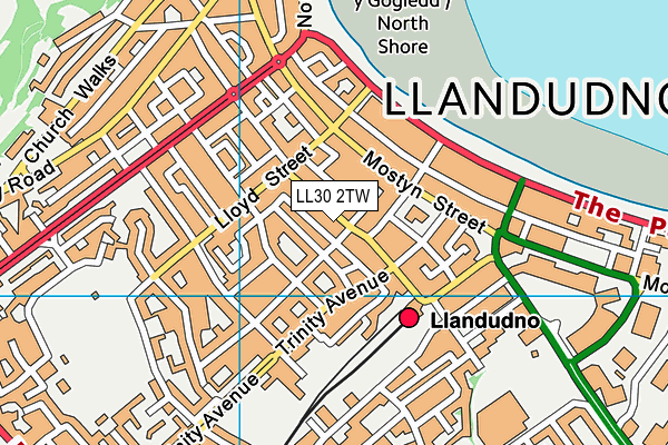 LL30 2TW map - OS VectorMap District (Ordnance Survey)