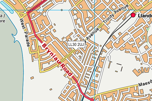 LL30 2UJ map - OS VectorMap District (Ordnance Survey)