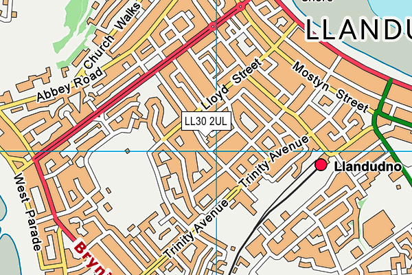 LL30 2UL map - OS VectorMap District (Ordnance Survey)