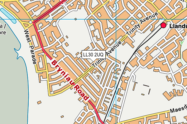 LL30 2UQ map - OS VectorMap District (Ordnance Survey)