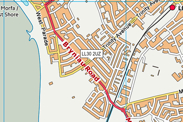 LL30 2UZ map - OS VectorMap District (Ordnance Survey)
