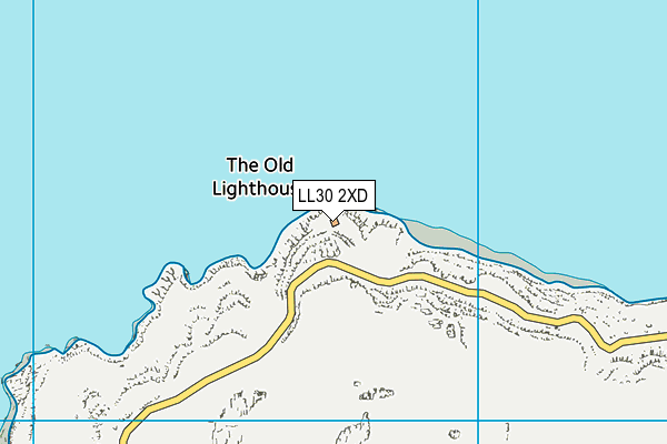 LL30 2XD map - OS VectorMap District (Ordnance Survey)