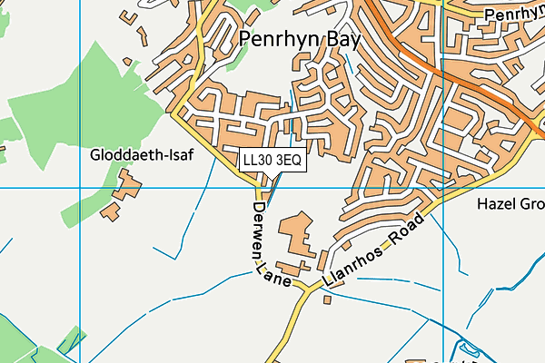 LL30 3EQ map - OS VectorMap District (Ordnance Survey)